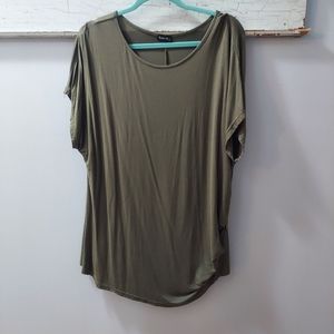 Green boutique tunic top
